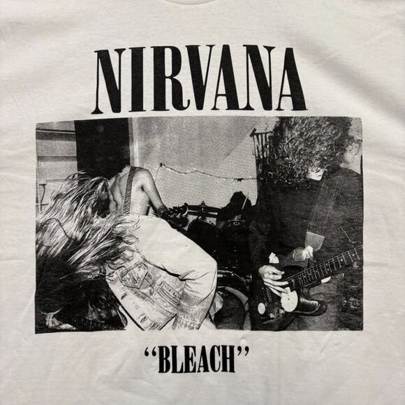 Nirvana Bleach Album Grunge Band T-Shirt Size Extra Large - Picture 2 of 4